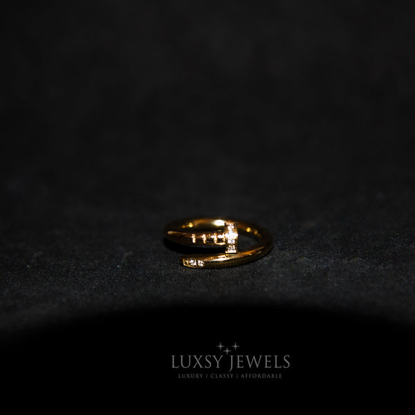 Luxsy Nail Ring - Gold - Luxsy Jewels