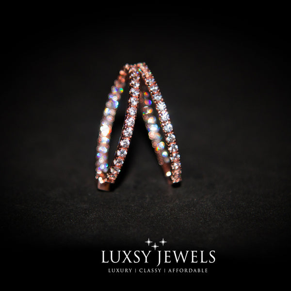 Parissa Earrings - Rose Gold - Luxsy Jewels