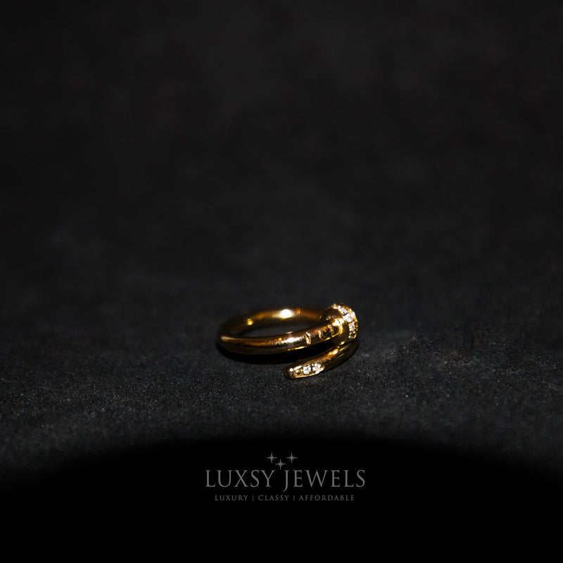 Luxsy Nail Ring - Gold - Luxsy Jewels